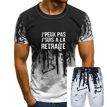 Jsuis A La Retraite póló érdekes egyedi nyári alap S-xxxl hűvös nyomtatású rövid ujjú ing