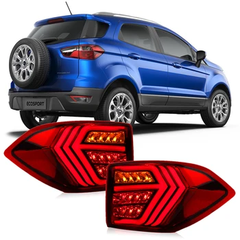 KEEN hátsó hátsó lámpa szerelvény a Ford Ecosport 2013-2019 LED-es hátsó lámpa féklámpával dinamikus irányjelzővel