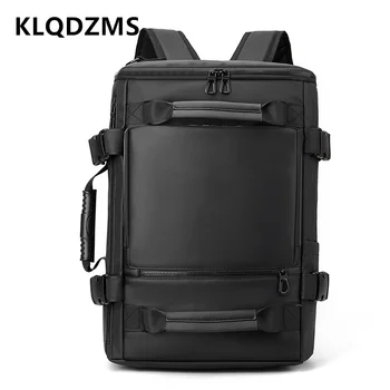 KLQDZMS Új hátizsák férfi üzlet Nagy kapacitású laptop válltáska Oxford szövet multifunkcionális bőrönd utazási iskolatáska