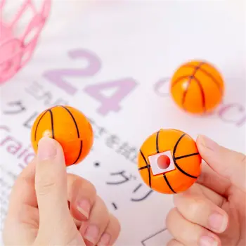 Kosárlabda 5Db írószerek Gyerekek kézi hajtókar Diák iskolai kellékek Ceruzahegyező Élezők Toll hegyező