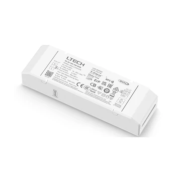 LTECH DALI CC fényerő-szabályozó meghajtó, 100-240V bemenet 12W 100-500mA 20W 100-700mA NFC DT6 / DT8 hangolható fehér CT LED világítási transzformátor