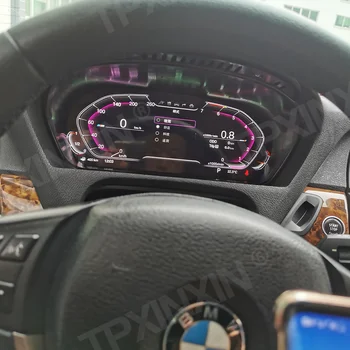 M Sport BMW X5 E70 X6 E71 2007-2013 digitális klaszter virtuális pilótafülke autó multimédia lejátszó műszerfal sebességmérő képernyő 12.3