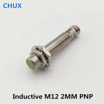 M12 Induktív közelségérzékelő csatlakozó PNP 4pins típus NO NC NO+NC kábel nélkül CE félkészletek 2mm Érzékelési távolság kapcsoló