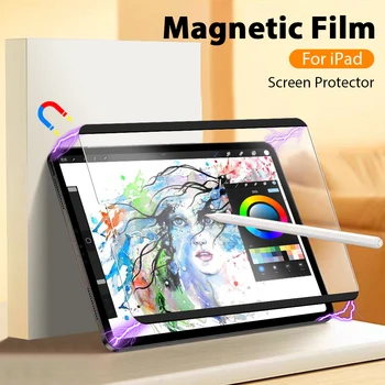Magntiec film iPadhez 9. 10. generációs por 12.9 6. 11. 4. 12 9 képernyővédő fólia levegőhöz 5 4 3 Mini 6 10.9 10.2 9.7 Mint a papírfilm
