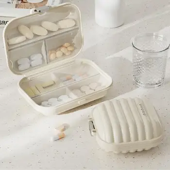 Mini hordozható tabletták szervező tok 3 rács PillBox tabletta tároló konténer heti gyógyszeres tabletta doboz tabletta tok kábítószer-adagolás