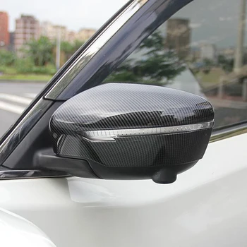 Nissan Pathfinder 2017-2020 ABS esetében Szénszálas autó visszapillantó tükör takarókeret Cover Trim autós kiegészítők stílus 2db