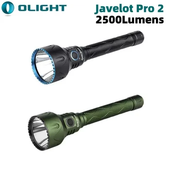 Olight Javelot Pro 2 zseblámpa 2500Lumens újratölthető kétgombos távolsági 1050 méteres taktikai zseblámpa akkumulátorral