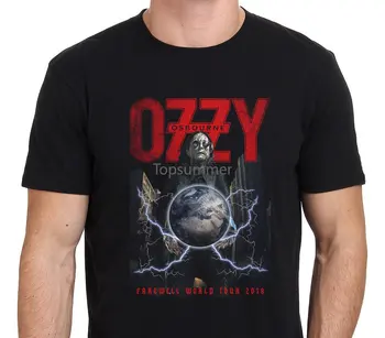 Ozzy Osbourne Búcsú világkörüli turné 2018 Férfi póló Fekete Méret: S -3Xl Új érkezésű férfi pólók alkalmi fiú póló felsők Kedvezmények