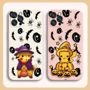 Phone Case Apple iPhone 14 13 12 Pro XS Max Mini X XR SE 7 8 6 6S Plus tok tok Funda Cqoue Shell Capa P-Pokemon P-Pikachu