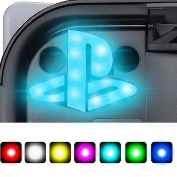 PS5 logóhoz alkalmas Világító tábla 8 rögzített szín USB gomb / távirányító / APP vezérlés Hangfelvétel funkció RGB Horse Raci R1H3 funkcióval