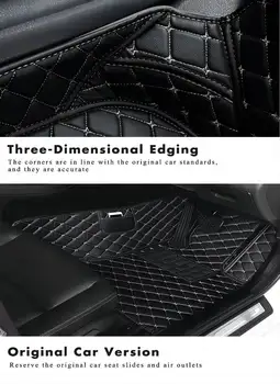 RHD autószőnyegek BMW f15-höz Egyedi autóalkatrészek Belső kiegészítők Vízálló lerakódásgátló csúszásmentes bőr szőnyeg kiváló minőségű