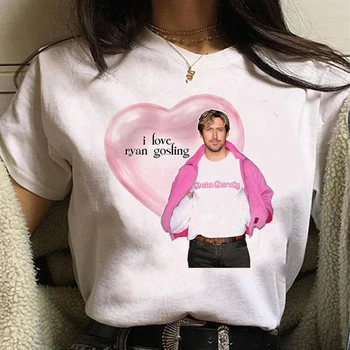 Ryan Gosling póló női manga streetwear vicces felső női 2000-es évekbeli designer ruházat