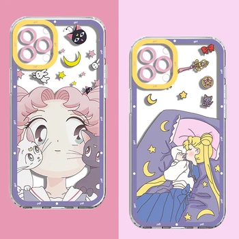 Sailors Moons Cat Girl tok Xiaomi Redmi 12C 11A 10 10C 10X 9A 9C 9T 8 8A 7 7A 6 6A 5A 5 Plus K20 K30 K30S K40 Pro tok