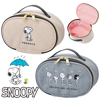 Snoopy Nagy kapacitású utazási sminktáska női kozmetikai tárolótáska Hordozható utazási piperecikkek szervezője Multifunkcionális mosdótáska