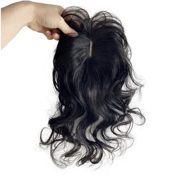  természetes test hullámos klip emberi hajfestékben nőknek #1B puha hajszálhosszabbítás enyhe nőknek Növelje a haj mennyiségét Remy