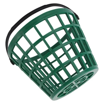 Toddmomy golflabda kosár műanyag golflabda vödör golflabda tároló konténer fogantyú kültéri sportstadion kiegészítők