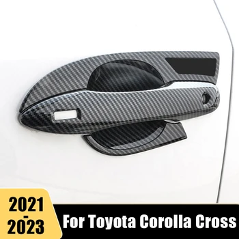 Toyota Corolla Cross XG10 2021 2022 2023 hibrid ABS autó külső ajtófogantyú tál fedél keret védő matricák