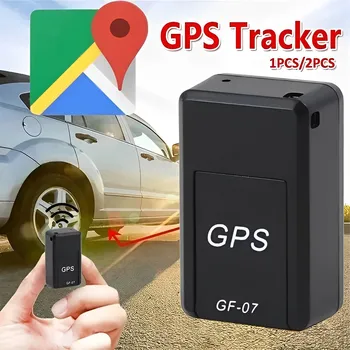  Vezeték nélküli GF-07 Mini GPS nyomkövető Valós idejű követés Lopásgátló Elveszett lokátor Erős mágneses rögzítésű SIM üzenet pozicionáló