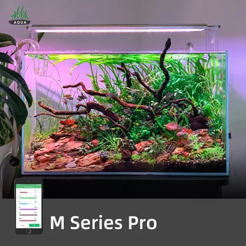 WEEKAQUA M600K PRO wrgb+uv teljes spektrumú szabályozható LED akvárium lámpa vízkő akváriumi vízkőhöz