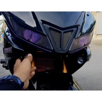 Yamaha R15 V3 motorkerékpár légbeömlő fejfedélhez alumínium hálós szívóvédő védő Fényszóró szívó díszlécek