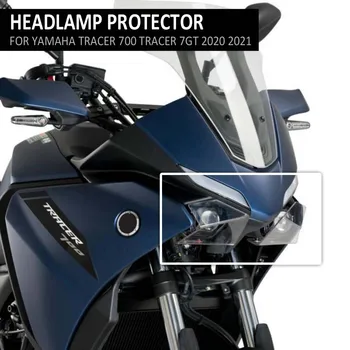 YAMAHA TRACER700 Tracer 700 Tracer 7 GT MT-07 MT07 2020 2021 Motorkerékpár tartozékokhoz átlátszó fényszóróvédő burkolat