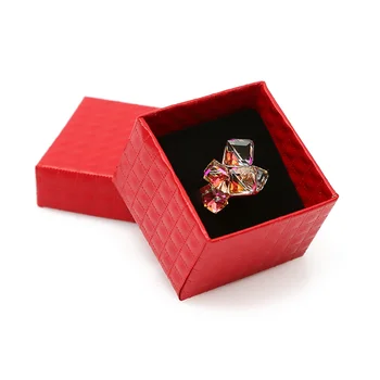 Ékszer tároló gyűrűs doboz Eljegyzés Piros gyűrűs doboz ékszerbemutató dobozok Összecsukható tok esküvőre Valentin-napi ajándékszervező