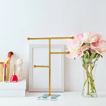 Ékszer állvány Show állvány Fém fülbevaló kijelző állvány minimalista asztali ékszer szervező Ékszertartó karkötőhöz