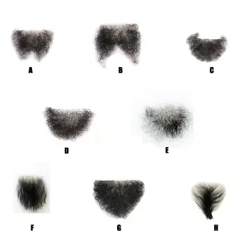 Új, kézzel készített hamis szeméremszőrzet szimuláció Real Effect Body Hair matricák Természetes láthatatlan matricák Természetes hajmennyiség hozzáadása